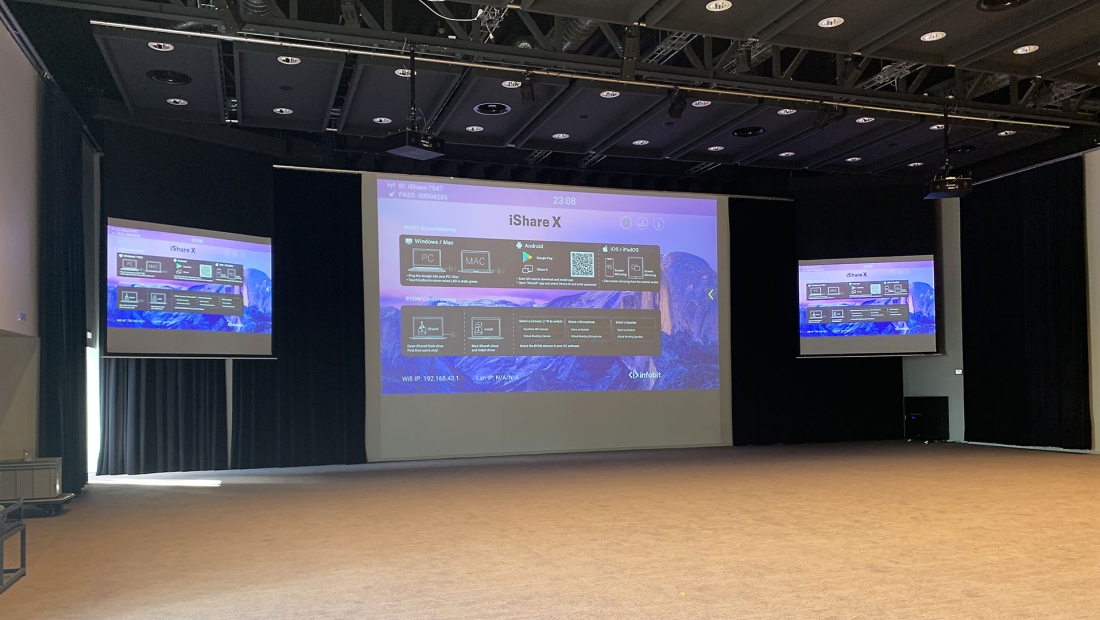 Gran sala de espectáculos y reuniones